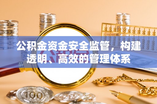 称多公积金资金安全监管，构建透明、高效的管理体系