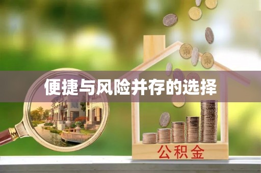 称多便捷与风险并存的选择